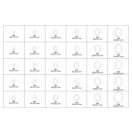 YATO Kupfer-Unterlegscheiben-Set 300-tlg