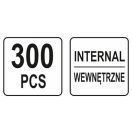 YATO Seegerring-Set innen 300-tlg