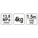 YATO Manuelle Fettpumpe 4 kg