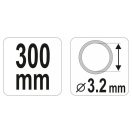 YATO Hebelschlauch für Fettpresse 300 mm