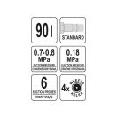 YATO Pneumatischer Ölabsauger / Ölsammler 8 bar 70 Liter