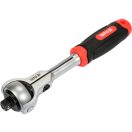 YATO Ratschenantrieb 3/8" 195 mm 72T drehbarer Kopf CrV