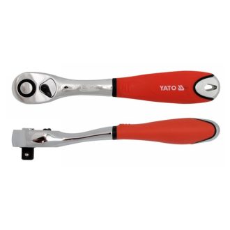   YATO Ratschenantriebswelle 1/2" 255 mm 72T gebogene Welle CrV