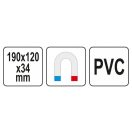 YATO Magnetischer Organizer 180 x 120 x 34 mm