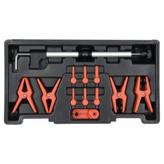   YATO Zangensatz 12-teilig (für Brems-, Kraftstoff-, Öl- und Autoklimaleitungen)