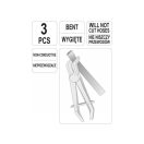 YATO Flexible Rohrschelle gebogen Set 3-teilig