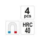 YATO Mini Preis- und Hakenset 4-teilig magnetisch