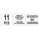 YATO Polsterausbau-Set 11-teilig