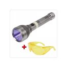 YATO Akku UV-Taschenlampe + Brille
