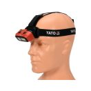 YATO Akku LED Stirnlampe 800 lm mit Bewegungssensor