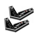 YATO Schweißwerkstückhalter Magnet 60-90-120°/10 kg (2 Stück)