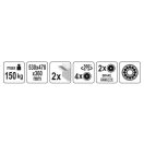 YATO Schubladen-Werkstatthocker 150 kg