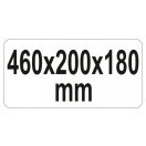 YATO Werkzeugkasten Metall 460 x 200 x 180 mm