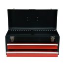 YATO Werkzeugkasten aus Metall mit 2 Schubladen