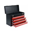 YATO Werkzeugkasten aus Metall mit 4 Schubladen