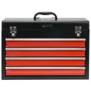 YATO Werkzeugkasten aus Metall mit 4 Schubladen