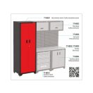 YATO Werkzeugschrank mit 2 Türen 660 x 457 x 2000 mm