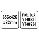 YATO Werkzeugschrankregal 656 x 426 x 22 mm