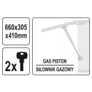 YATO Wandschrank 660 x 305 x 410 mm