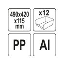 YATO Organizer 490 x 420 x 115 mm
