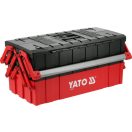 YATO Klappbarer Werkzeugkoffer mit 5 Einsätzen