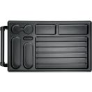 YATO Leerer Werkzeugwagen mit 7 Schubladen mit Zahlenschloss mit LED-Logo