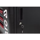 YATO Leerer Werkzeugwagen mit 7 Schubladen mit Zahlenschloss mit LED-Logo