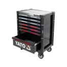 YATO Leerer Werkzeugwagen mit 7 Schubladen