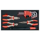 YATO Modularer Werkzeugwagen mit Werkzeugen 78 Teile