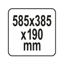 YATO Werkzeugkasten mit Organizer 585 x 385 x 190 mm