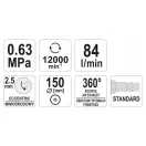 YATO Pneumatischer Exzenterschleifer leichter 150 mm