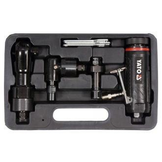   YATO Pneumatik 3 in 1 Set (Ratschenschlüssel, Geradschleifer, Winkelschleifer)