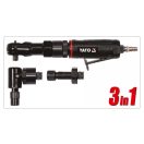 YATO Pneumatik 3 in 1 Set (Ratschenschlüssel, Geradschleifer, Winkelschleifer)