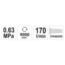 YATO Pneumatische Säbelsäge 170 l/min