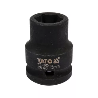 YATO Maschinensteckschlüssel 1/2" 15 mm CrMo