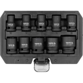 YATO Maschinenschlüssel-Satz 1/2 10-teilig 10-27 mm
