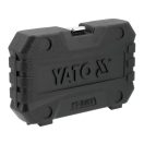 YATO Maschinen-Steckschlüsselsatz 1/2", 15-teilig 10-27 mm mit 3/8" x 1/2" Adapter