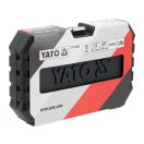 YATO Maschinen-Steckschlüsselsatz 1/2", 15-teilig 10-27 mm mit 3/8" x 1/2" Adapter