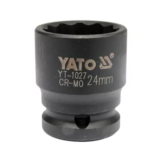 YATO Maschinensteckschlüssel 1/2" 24 mm CrMo