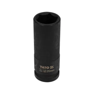 YATO Maschinenlanger Steckschlüssel 1/2" 20 mm CrMo