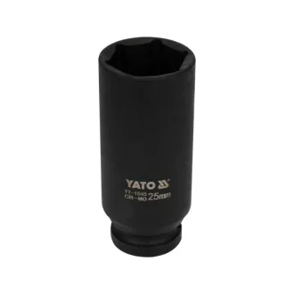YATO Maschinenlanger Steckschlüssel 1/2" 25 mm CrMo