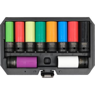 YATO Alufelgen-Steckschlüsselsatz 10-teilig 1/2" CrMo