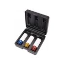 YATO Alufelgen-Steckschlüsselsatz 3-teilig 1/2" 17/19/21 mm CrMo