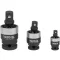 YATO Maschinenverbindungsverbinder-Set 3-teilig 1/4" 3/8" 1/2" CrMo