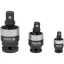 YATO Maschinenverbindungsverbinder-Set 3-teilig 1/4" 3/8" 1/2" CrMo