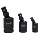 YATO Maschinenverbindungsverbinder-Set 3-teilig 1/4 - 3/8 - 1/2"