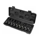 YATO Machine Langbit-Steckschlüsselsatz 9-teilig Ribe 1/2" RM5-RM14 CrMo