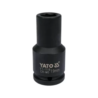YATO Maschinenlanger Steckschlüssel 3/4" 19 mm CrMo