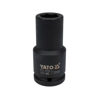 YATO Maschinenlanger Steckschlüssel 3/4" 21 mm CrMo