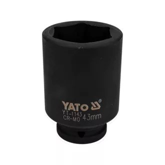 YATO Maschinenlanger Steckschlüssel 3/4" 43 mm CrMo